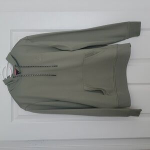 Gerry Hoodie Waffle Knit Sweatshirt Green